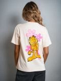 Тениска Garfield - телесен цвят - SINSAY - small2
