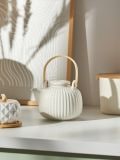 Dzbanek ceramiczny - biały - SINSAY - small1