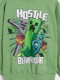 Pulover Minecraft - jekleno zelena - SINSAY - small12