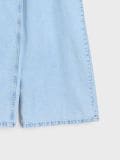 Blugi cu crac larg și talie înaltă - albastru - SINSAY - small8