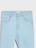 Jeans a zampa a vita alta - blu - SINSAY - small11