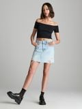 Teksas suknja - plava - SINSAY - small3