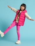 Prošiveni prsluk - roze - SINSAY - small1