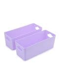 Καλάθι αποθήκευσης 2 pack - ροζ παστελ - SINSAY - small4