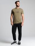 Majica kratkih rukava s printom - khaki - SINSAY - small4