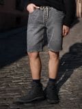 Teksas jogger šorc - siva - SINSAY - small6