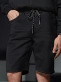 Τζιν σορτς jogger - μαυρο - SINSAY - small1
