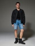 Uske jeans šorc - plava - SINSAY - small3