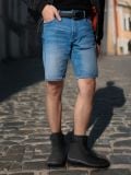 Uske jeans šorc - plava - SINSAY - small6
