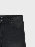 Denimové šortky slim - čierna - SINSAY - small7