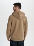 Pulover z zadrgo - taupe - SINSAY - small5