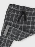 Karirane pantalone - tamno siva - SINSAY - small2