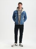Geacă din denim - albastru - SINSAY - small3