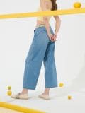 Teksas culotte pantalone - plavi džins - SINSAY - small3