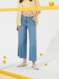 Teksas culotte pantalone - plavi džins - SINSAY - small4
