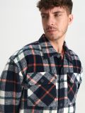 Karierte Hemdjacke - Navy - SINSAY - small3