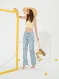 Kavbojke wide leg - modra - SINSAY - small2