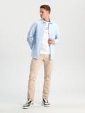 Сорочка regular - блакитний - SINSAY - small2