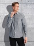 Regular fit särk - helehall - SINSAY - small1