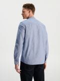 Сорочка regular - темно-синій - SINSAY - small4