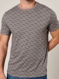 Tricou cu mânecă scurtă - gri deschis - SINSAY - small1