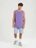 Bawełniany tank top - fioletowy - SINSAY - small4