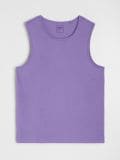 Bawełniany tank top - fioletowy - SINSAY - small3