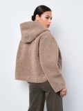 Kurtka teddy - brązowy - SINSAY - small2