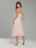 Midi haljina s naramenicama - roze - SINSAY - small3