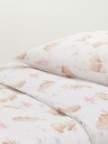 Set lenjerie de pat din bumbac - alb - SINSAY - small3