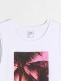 Majica brez rokavov - bela - SINSAY - small8