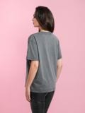 Tricou cu imprimeu - gri-închis - SINSAY - small4