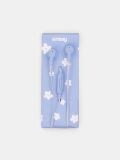 Earbuds with microphone - pale blue - SINSAY - small1