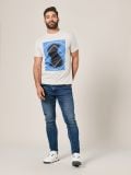 Μπλούζα με τύπωμα - κρεμ - SINSAY - small4