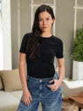 Majica - črna - SINSAY - small1
