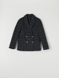 Karierter Blazer - Schwarz - SINSAY - small1