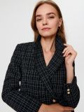 Karierter Blazer - Schwarz - SINSAY - small2