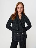 Karierter Blazer - Schwarz - SINSAY - small4