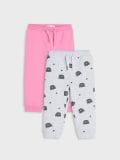 Spodnie 2 pack - różowy - SINSAY - small1