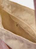 Torba od tkanine - krem - SINSAY - small4