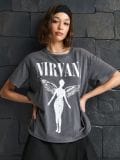 T-Shirt Nirvana - Grau - SINSAY - small1