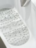 Covor antiderapant pentru cadă - gri deschis - SINSAY - small1