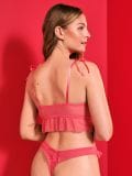 Bralette modrček - vroče roza - SINSAY - small3