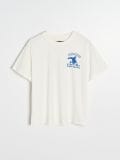 LADIES` T-SHIRT - krem - SINSAY - small2