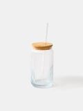 Reusable cup with straw - white - SINSAY - small1