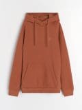 Pulover s kapuco - karmin - SINSAY - small1