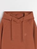 Pulover s kapuco - karmin - SINSAY - small9