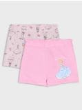 Šorc - 2 para Disney Princess - roze - SINSAY - small1