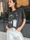 LADIES` T-SHIRT - tumehall - SINSAY - small1