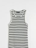 Črtasta maxi obleka - večbarvna - SINSAY - small8